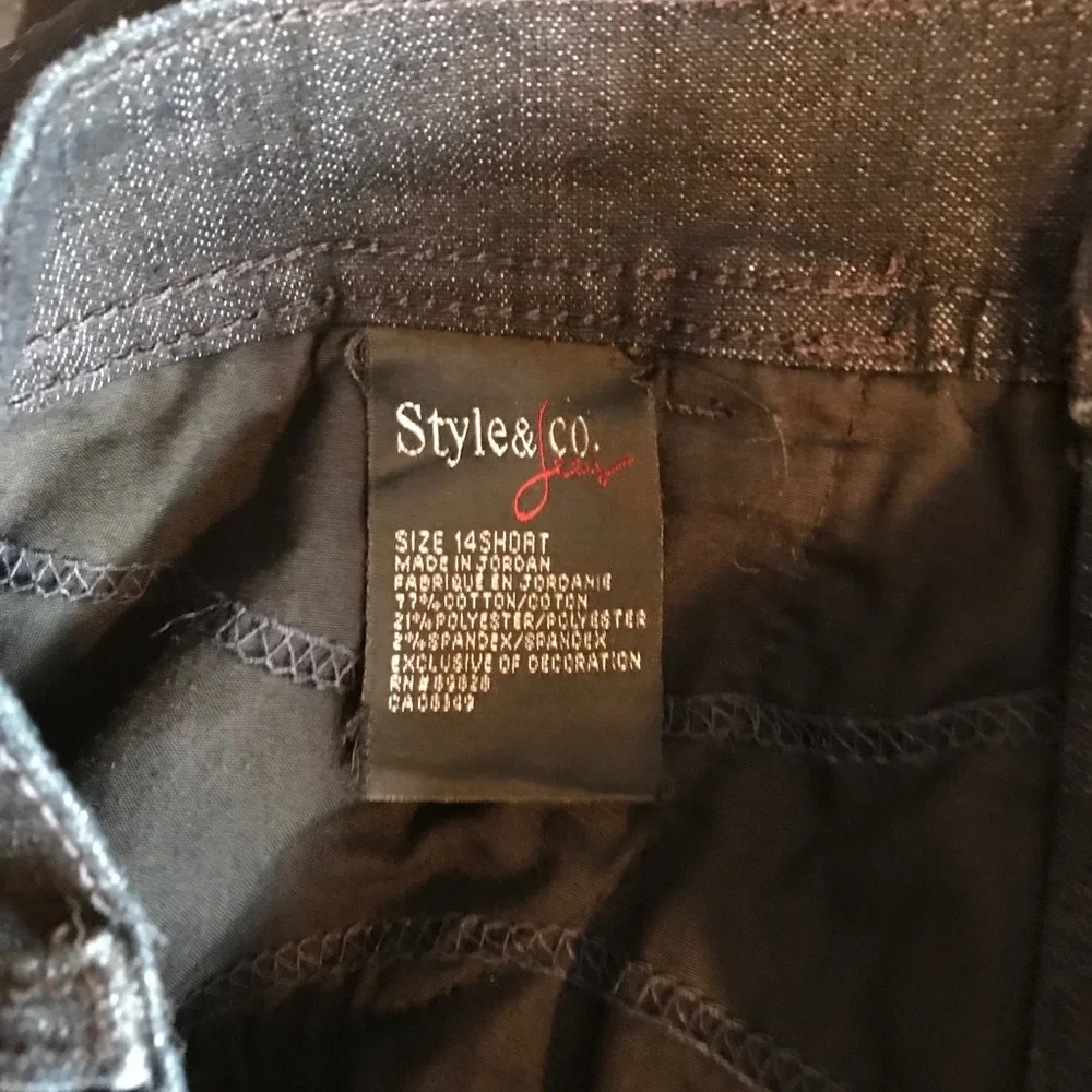 NWT Style & Co. Women's Black Jeans, 14 Short - Picture 5 of 5